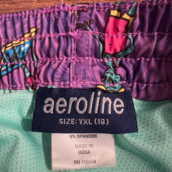 Kids Swim Trunks with Fun Print - Alien Purple. Compression Liner‎ - Picture 6 of 6